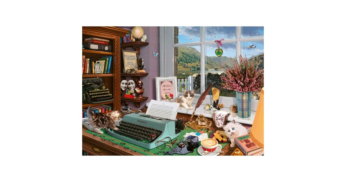 Schmidt Spiele Puzzle Steve Read: Am Schreibtisch(Secret Puzzle)