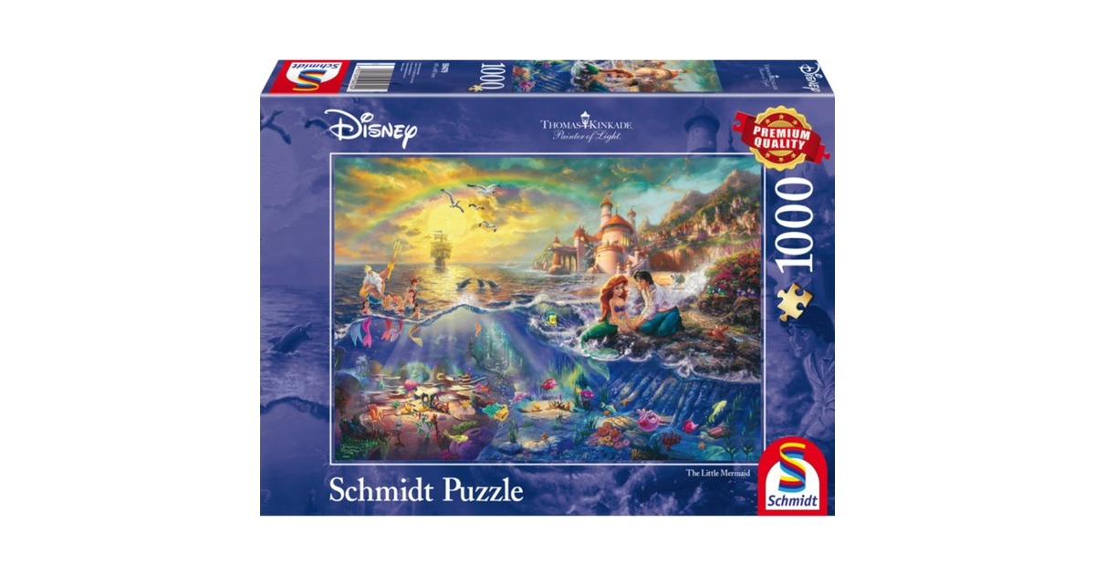 Schmidt Spiele Puzzle Thomas Kinkade: Disney Arielle