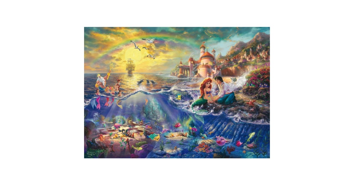 Schmidt Spiele Puzzle Thomas Kinkade: Disney Arielle