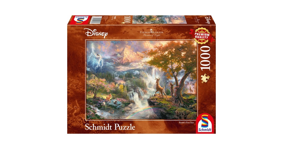 Schmidt Spiele Puzzle Thomas Kinkade: Disney Bambi