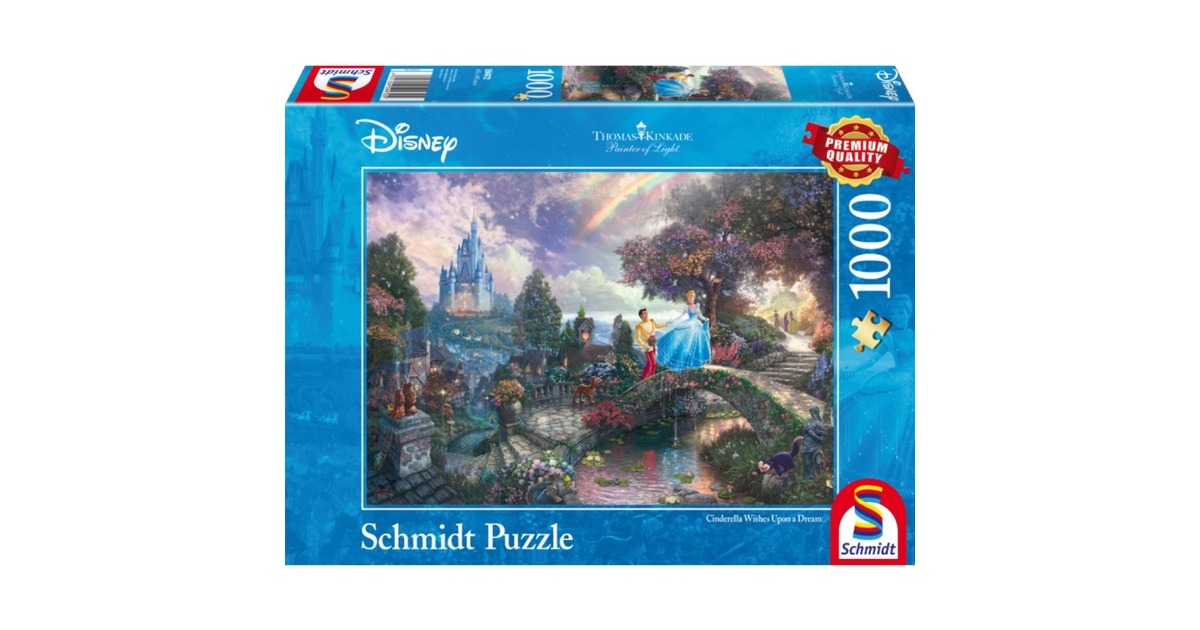 Schmidt Spiele Puzzle Thomas Kinkade: Disney Cinderella
