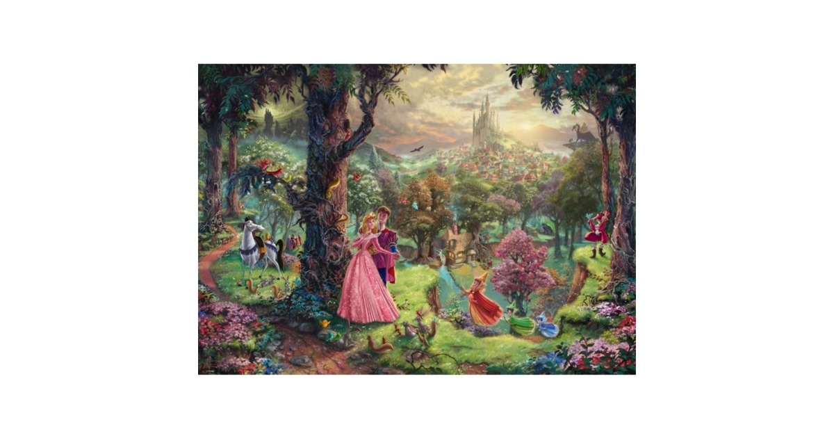 Schmidt Spiele Puzzle Thomas Kinkade: Disney Dornröschen