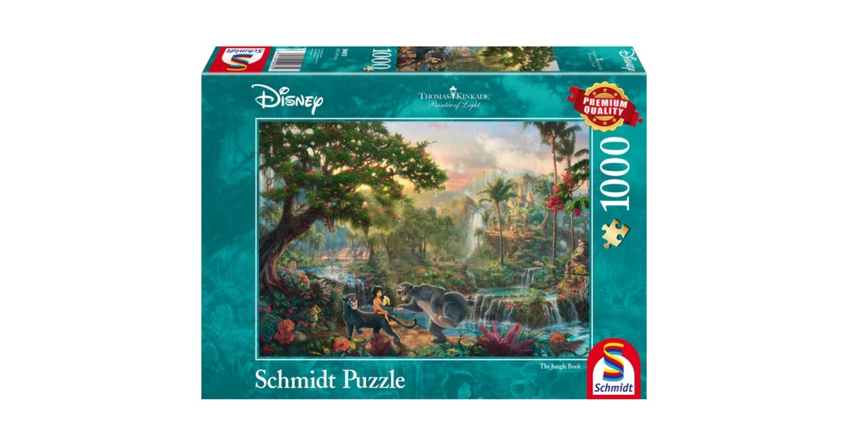 Schmidt Spiele Puzzle Thomas Kinkade: Disney Dschungelbuch