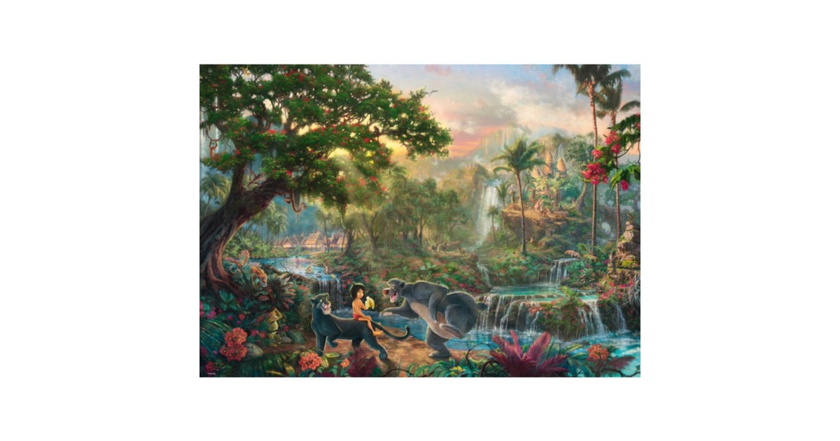 Schmidt Spiele Puzzle Thomas Kinkade: Disney Dschungelbuch