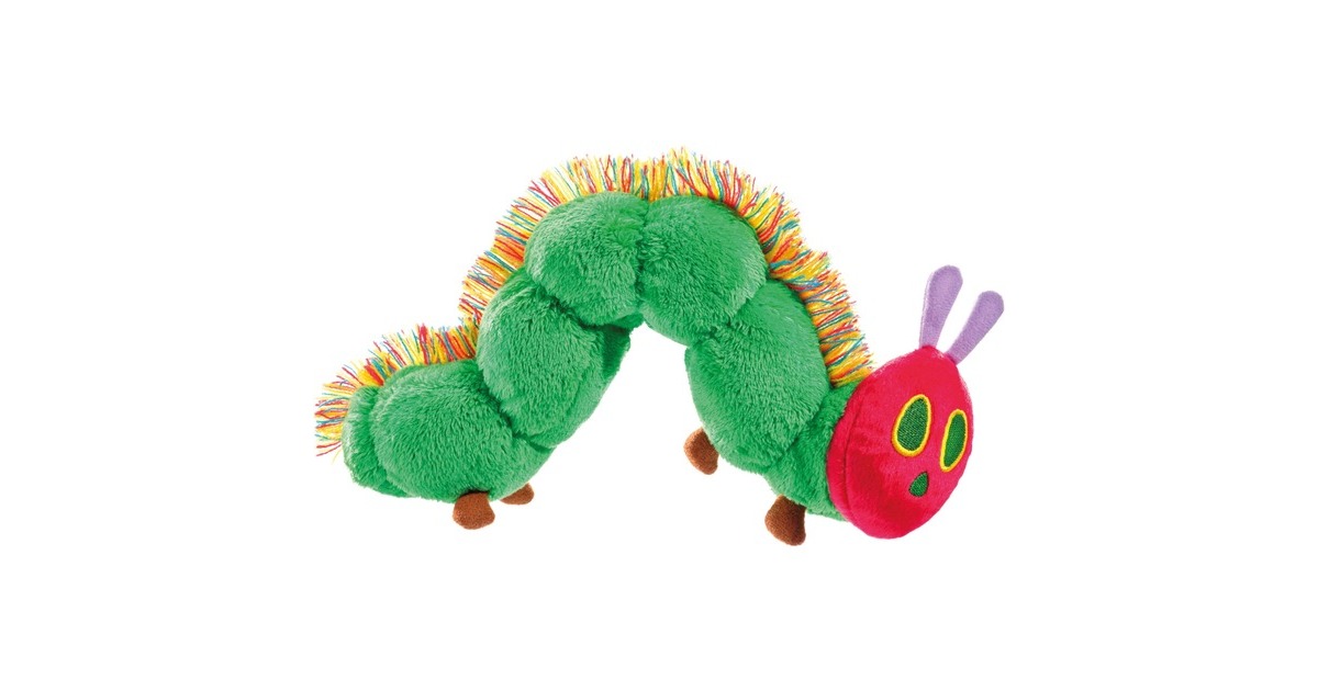 Schmidt Spiele Raupe Nimmersatt, Kuscheltier(mehrfarbig, Größe: 28 cm)