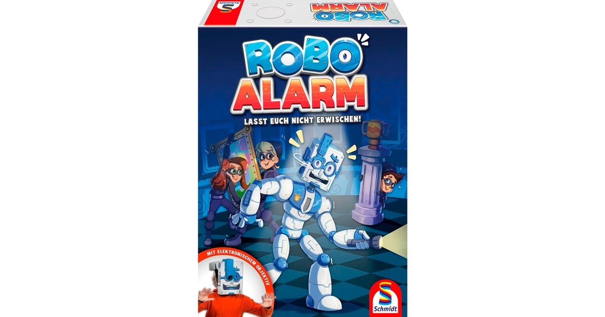 Schmidt Spiele Robo Alarm - Lasst euch nicht erwischen!, Partyspiel