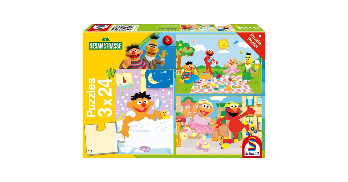 Schmidt Spiele Sachen machen, Puzzle(3x 24 Teile)