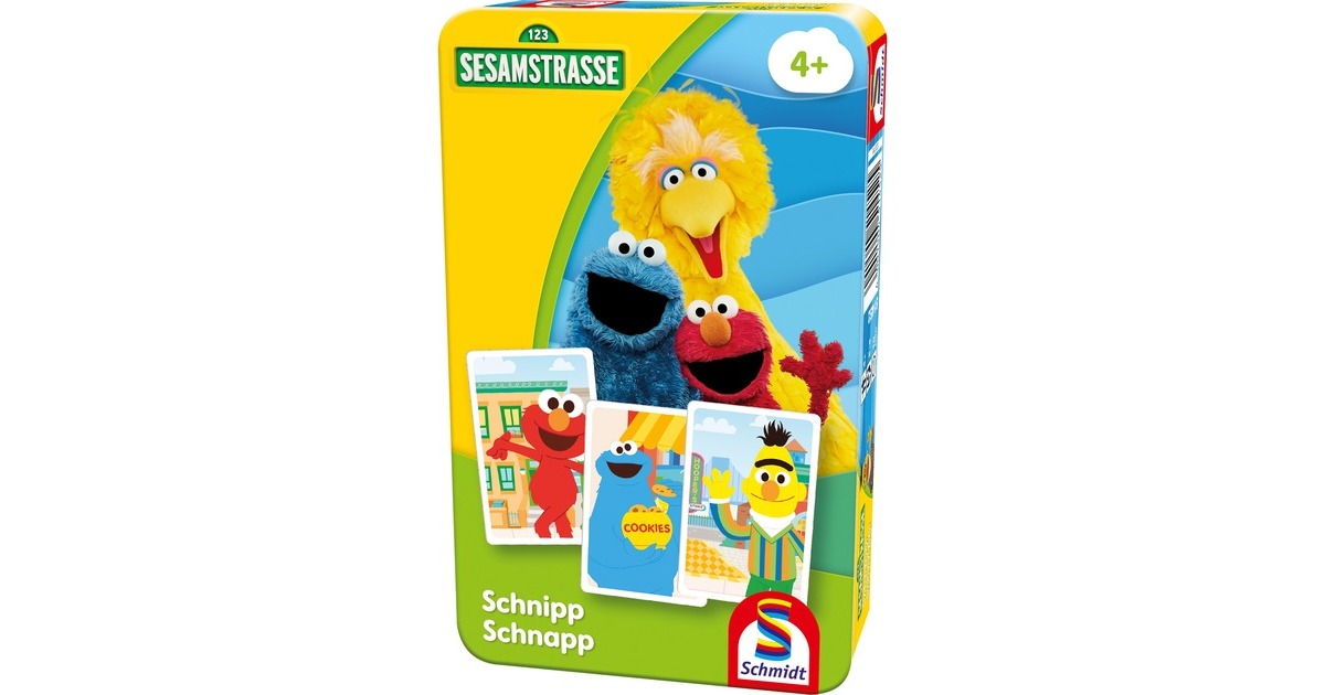 Schmidt Spiele Sesamstraße, Schnipp Schnapp, Kartenspiel