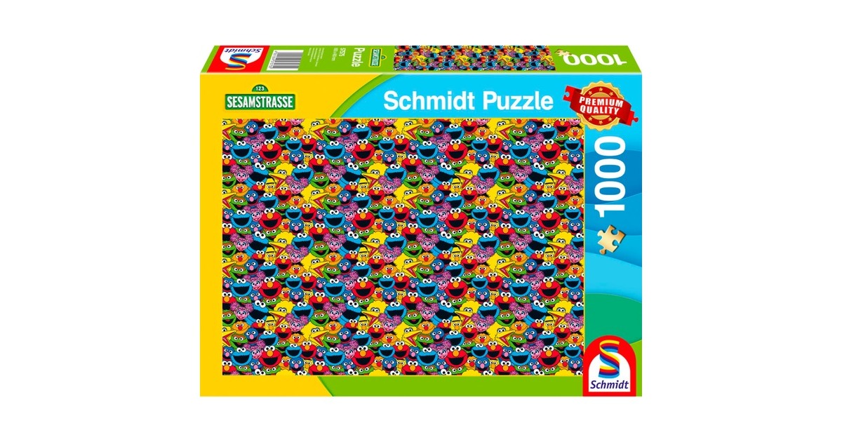 Schmidt Spiele Sesamstrasse: Wer, wie, was?, Puzzle(1000 Teile)