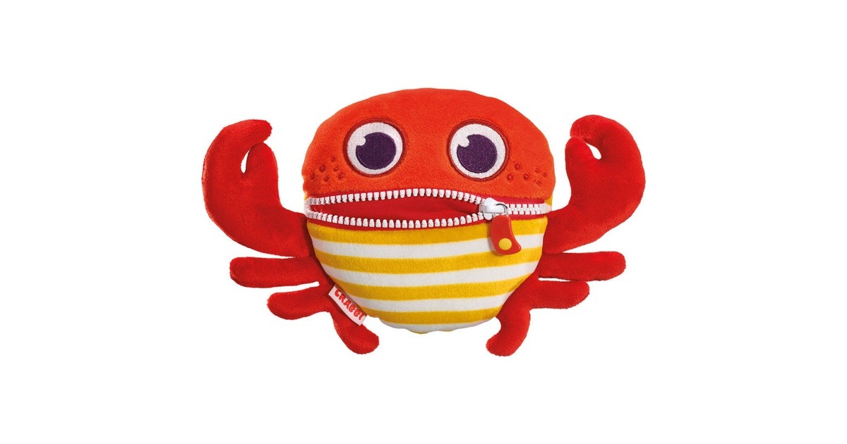 Schmidt Spiele Sorgenfresser Crabbi, Kuscheltier(23,5 cm)
