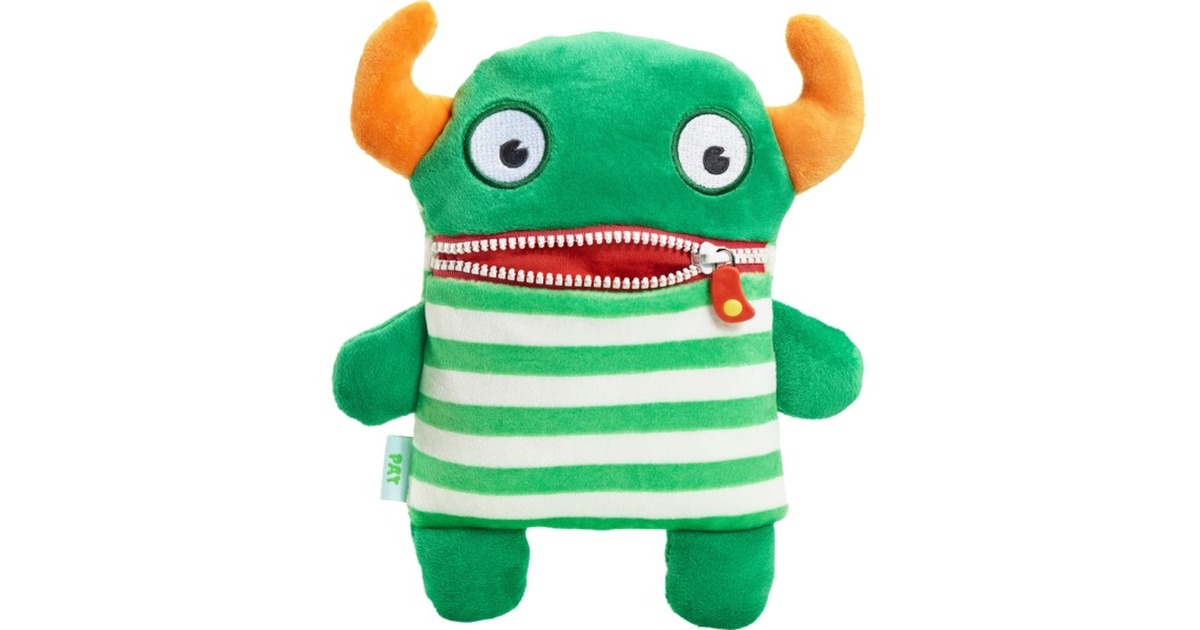 Schmidt Spiele Sorgenfresser Pat, Kuscheltier(grün, 22 cm)