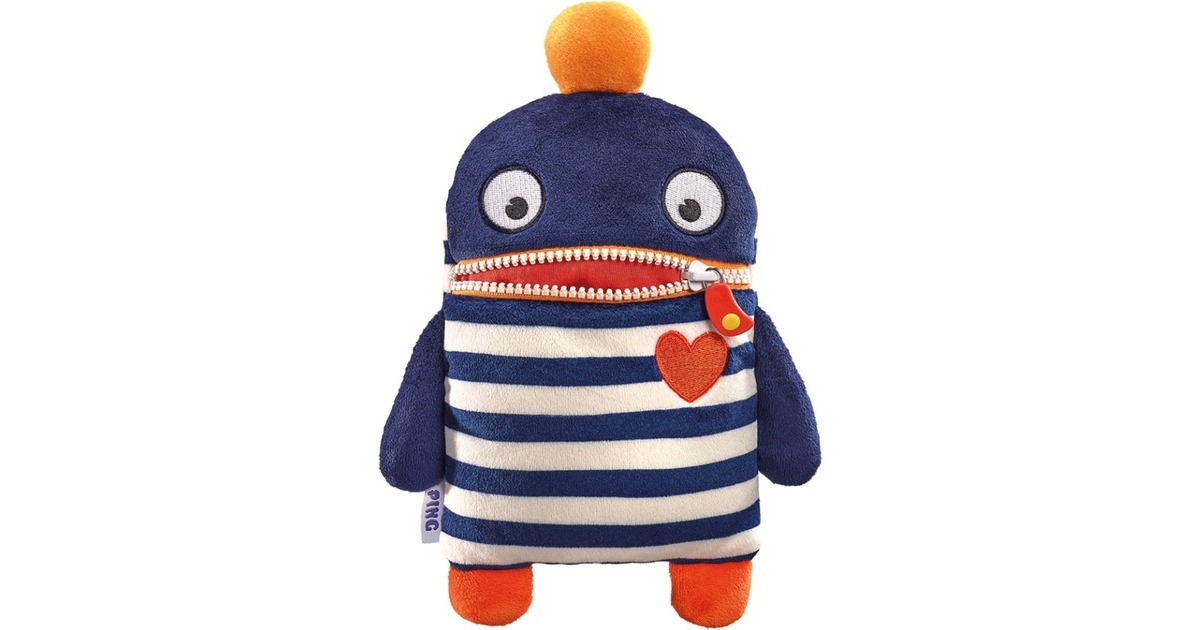 Schmidt Spiele Sorgenfresser Ping, Kuscheltier(dunkelblau/weiß, 25 cm)