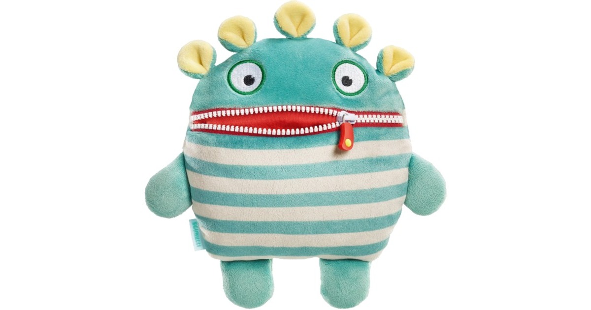 Schmidt Spiele Sorgenfresser Schnulli , Kuscheltier(hellgrün/creme, 24 cm)