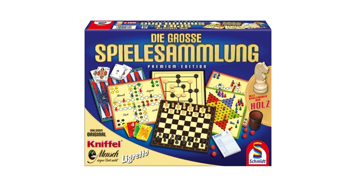 Schmidt Spiele Spielesammlung: Die große Spielesammlung, Brettspiel