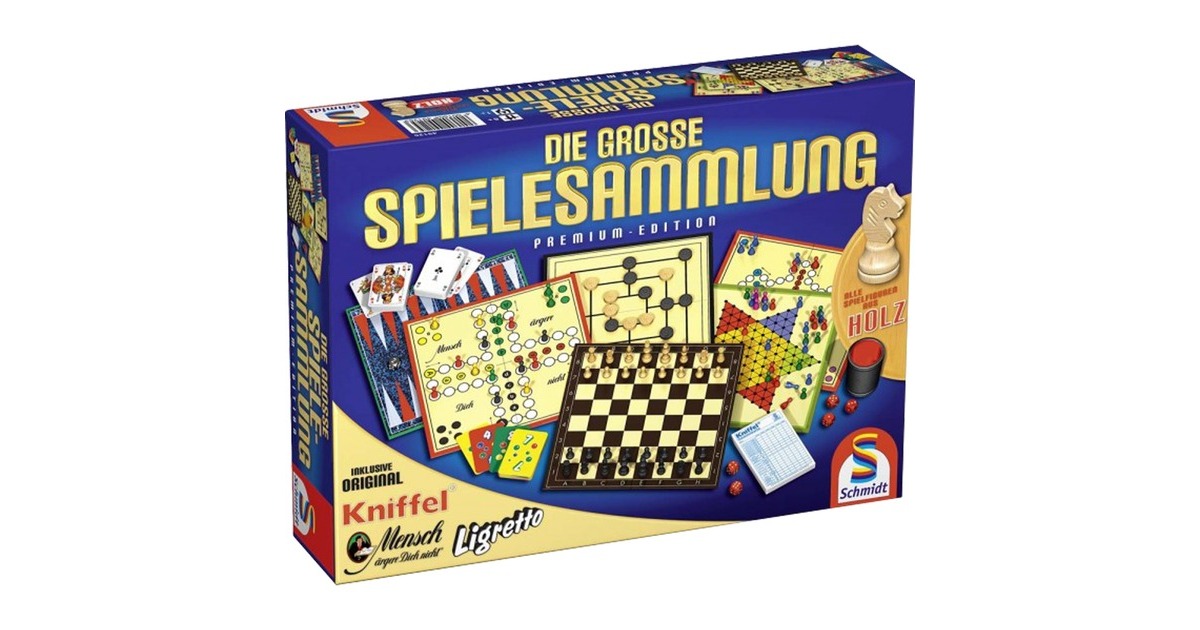 Schmidt Spiele Spielesammlung: Die große Spielesammlung, Brettspiel