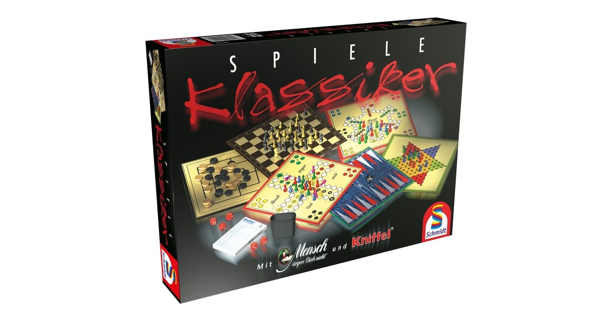 Schmidt Spiele Spielesammlung: Spiele-Klassiker, Brettspiel