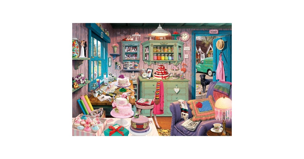 Schmidt Spiele Steve Read: Secret Puzzles - Großmutters Stube(1000 Teile)