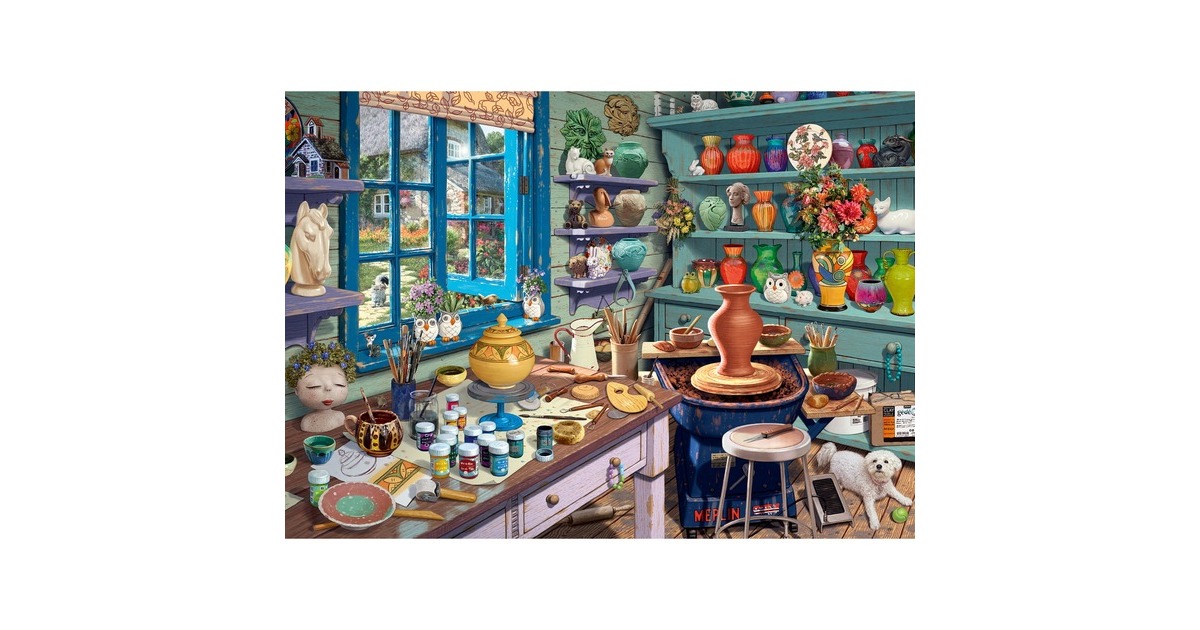 Schmidt Spiele Steve Read: Secret Puzzles - Künstler-Atelier(1000 Teile)