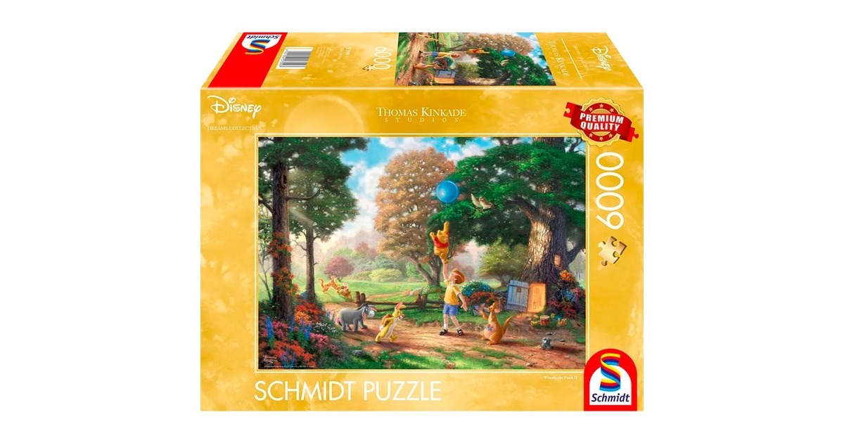 Schmidt Spiele Thomas Kinkade Studios: Disney Dreams Collection - Winnie Pooh II, Puzzle(6000 Teile)