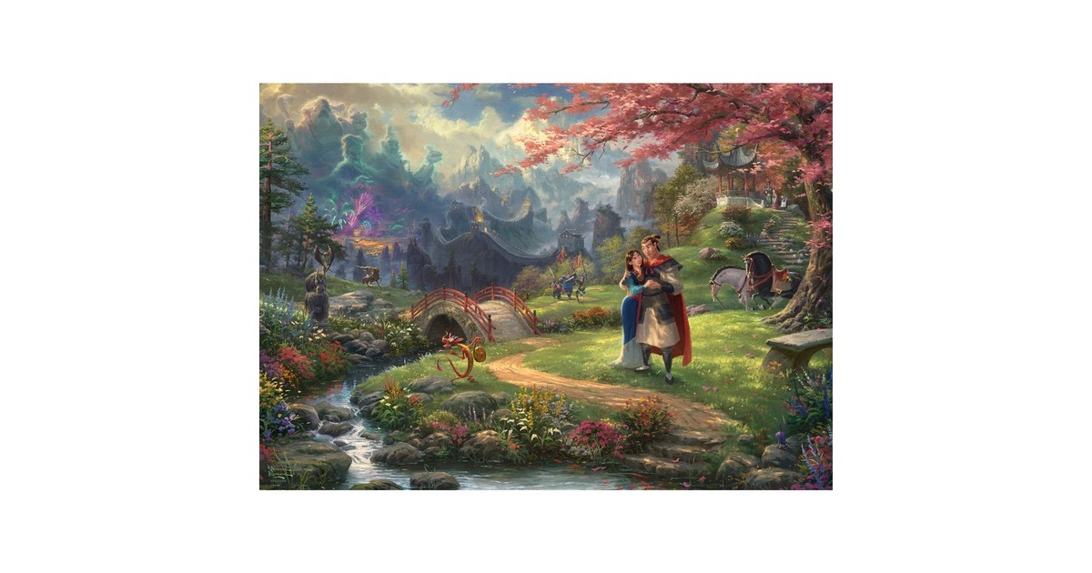 Schmidt Spiele Thomas Kinkade Studios: Disney - Mulan, Puzzle(1000 Teile)
