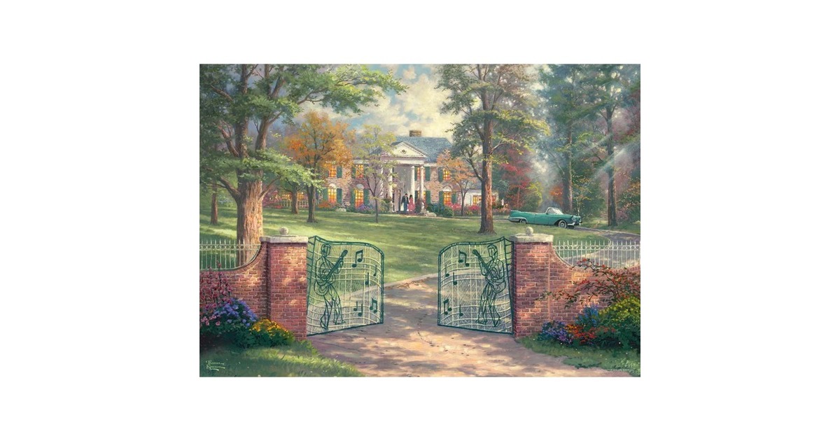 Schmidt Spiele Thomas Kinkade Studios: Graceland 50th Anniversary, Puzzle(1000 Teile)
