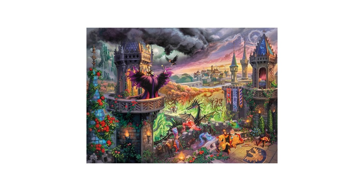 Schmidt Spiele Thomas Kinkade Studios: Maleficent, Puzzle(1000 Teile)