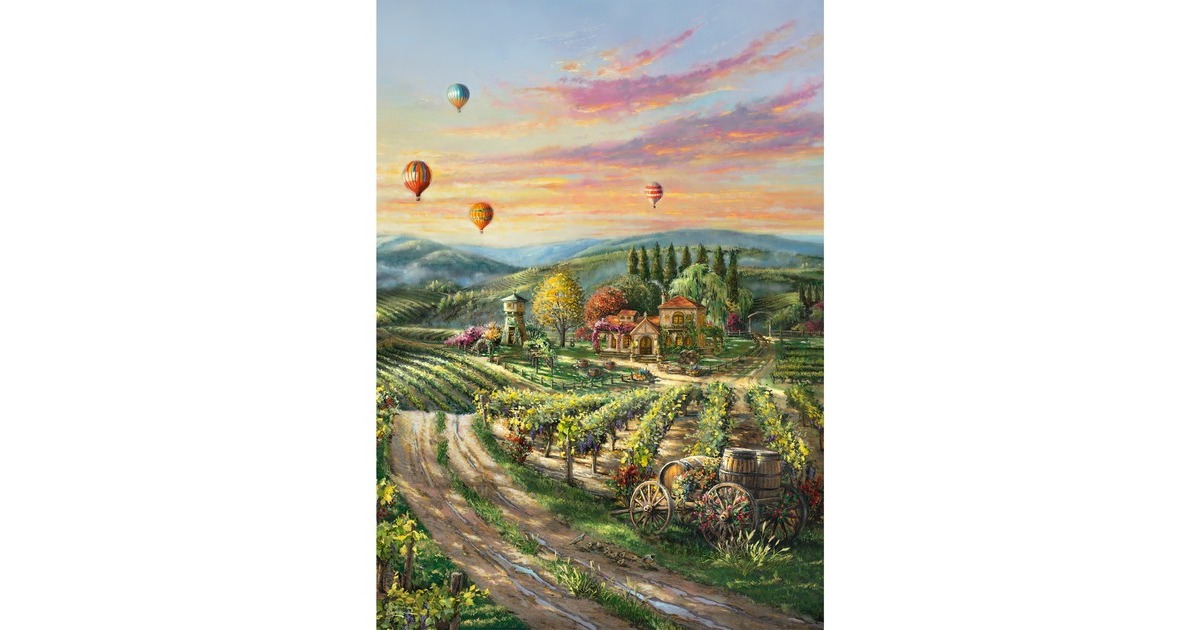 Schmidt Spiele Thomas Kinkade Studios: Peaceful Valley Vineyard, Puzzle
