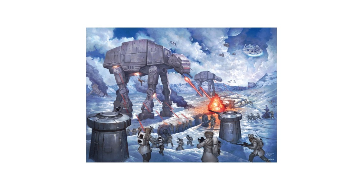 Schmidt Spiele Thomas Kinkade Studios: Star Wars - Die Schlacht von Hoth, Puzzle(1000 Teile)