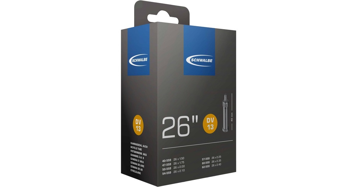 Schwalbe DV 13, Schlauch(schwarz, ETRTO 40-62/599)