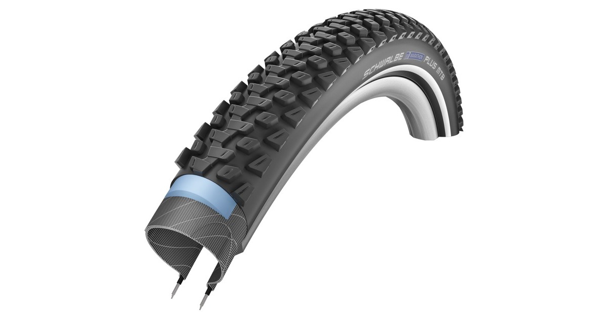 Schwalbe Marathon PLUS MTB, Reifen(schwarz, Drahtreifen, ETRTO 54-622)