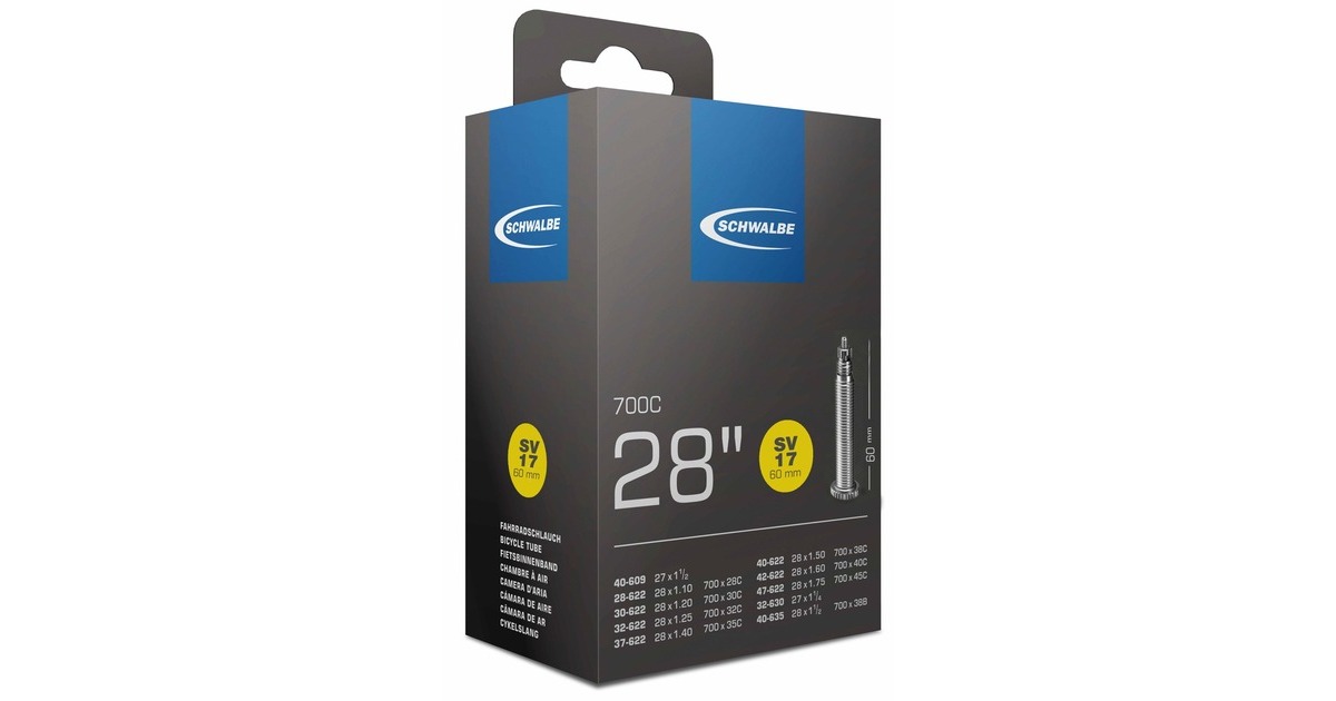 Schwalbe SV17, Schlauch(schwarz, 60mm Ventil)