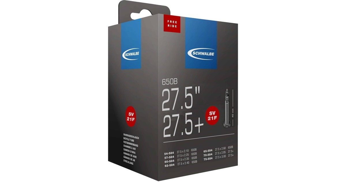 Schwalbe SV 21F, Schlauch(schwarz, ETRTO 54-75/584)