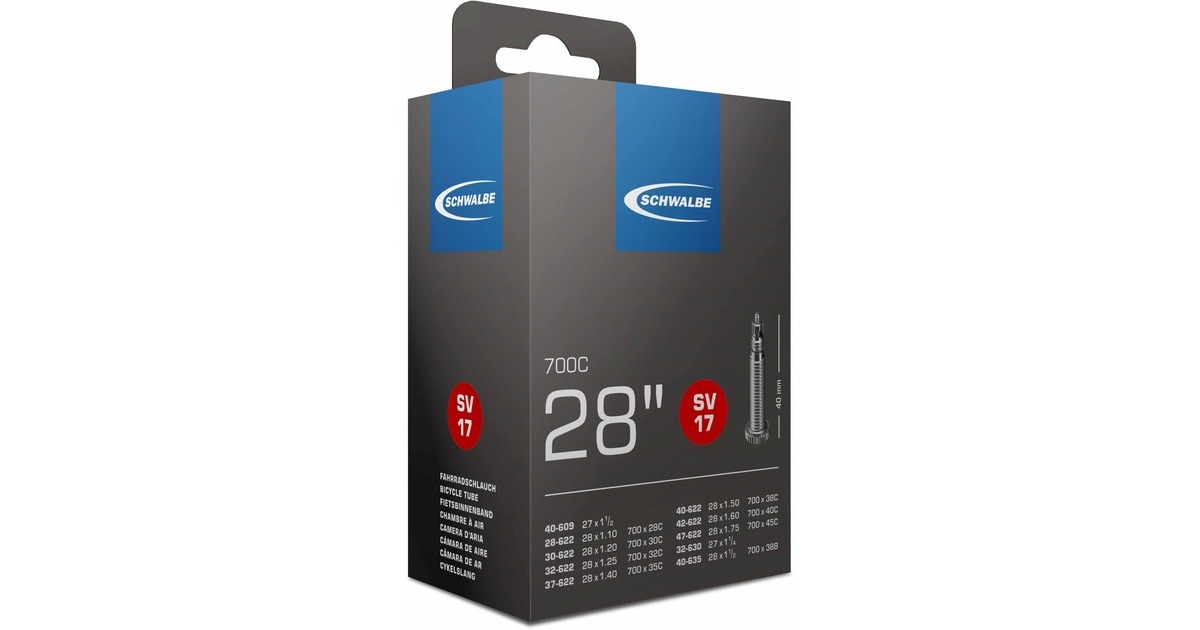 Schwalbe Schlauch 28-47/622 SV17-40(schwarz)