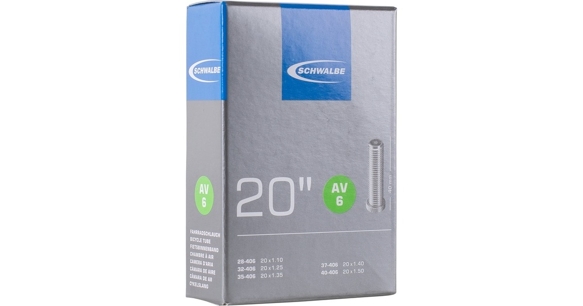 Schwalbe Schlauch Nr. 6, AV, ETRTO 28-40/406