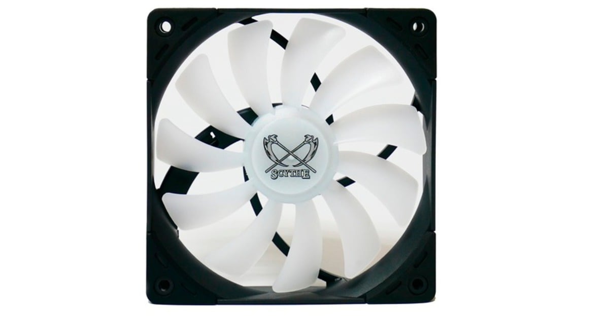 Scythe Kaze Flex 120 ARGB PWM 120x120x27, Gehäuselüfter(schwarz/transparent, 1200 U/min, Outlet)