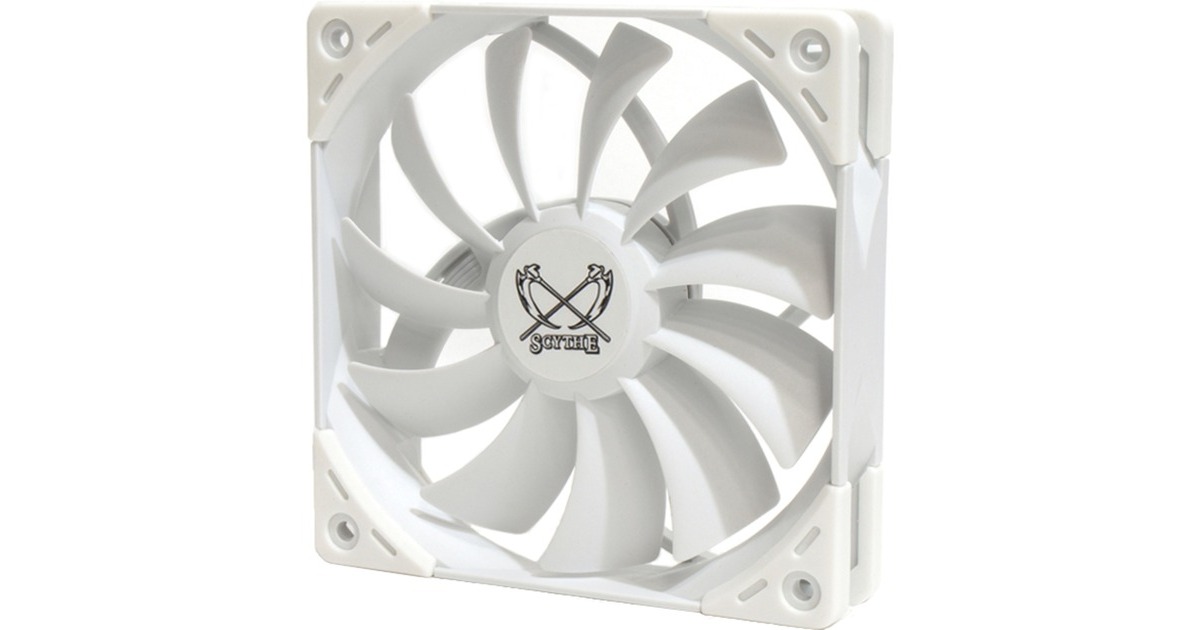 Scythe Kaze Flex 120 WEISS PWM 120x120x27, Gehäuselüfter(weiß, 1800 U/min) Scythe Kaze Flex 120 WEISS PWM 120x120x27, Gehäuselüfter(weiß, 1800 U/min)
