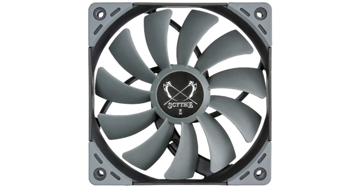 Scythe Kaze Flex 120, Gehäuselüfter(grau) Scythe Kaze Flex 120, Gehäuselüfter(grau)