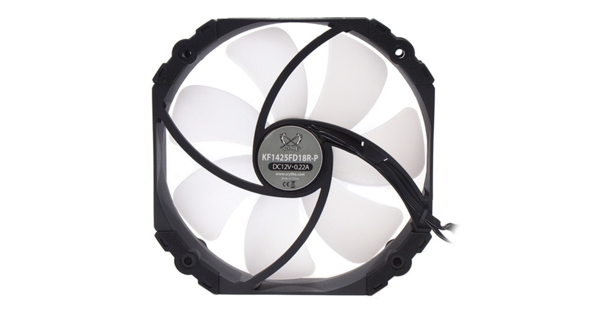 Scythe Kaze Flex 140 RGB, Gehäuselüfter(schwarz/transparent)