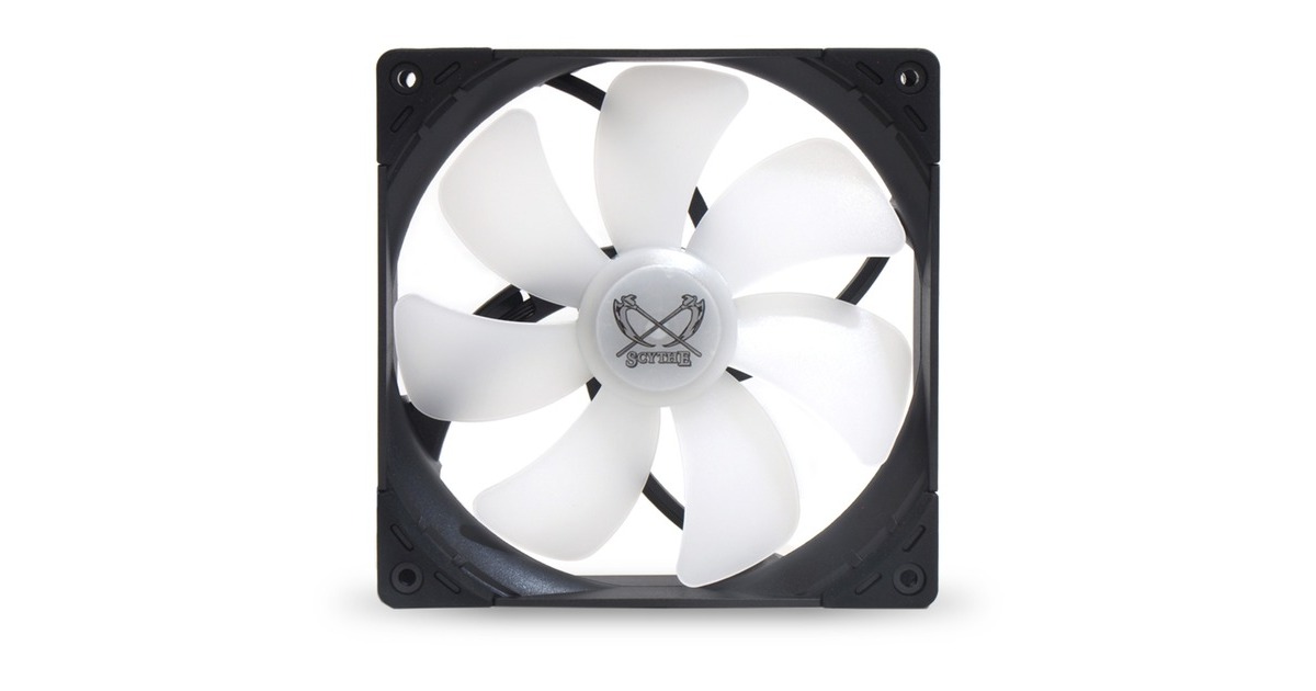Scythe Kaze Flex 140 Square ARGB PWM 140x140x27, Gehäuselüfter(schwarz/transparent, 1200 U/min)