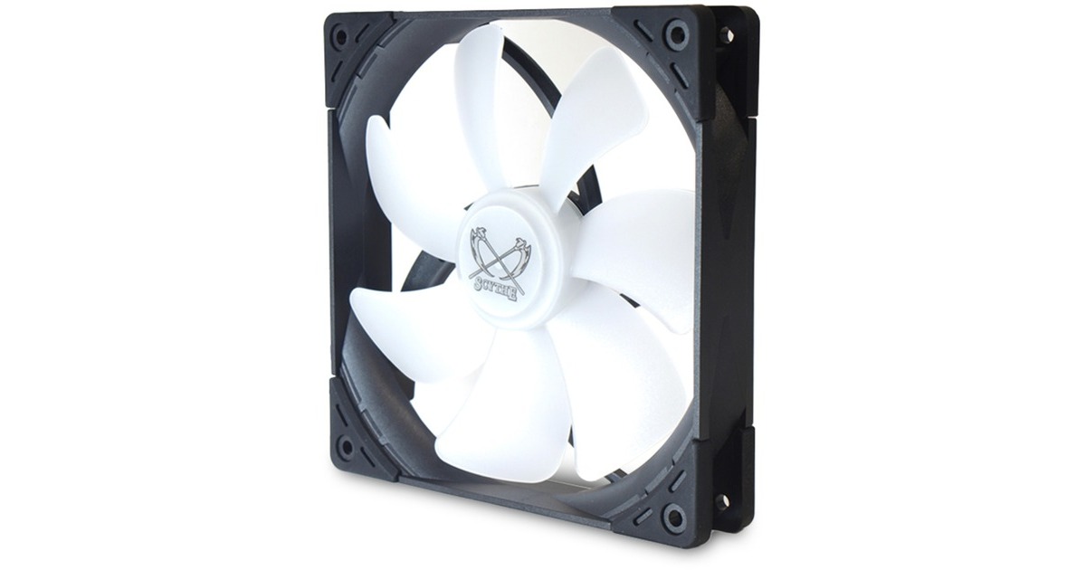 Scythe Kaze Flex 140 Square RGB PWM 140x140x27, Gehäuselüfter(schwarz/transparent, 1200 U/min)