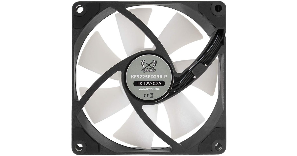 Scythe Kaze Flex 92 PWM RGB, Gehäuselüfter(schwarz)