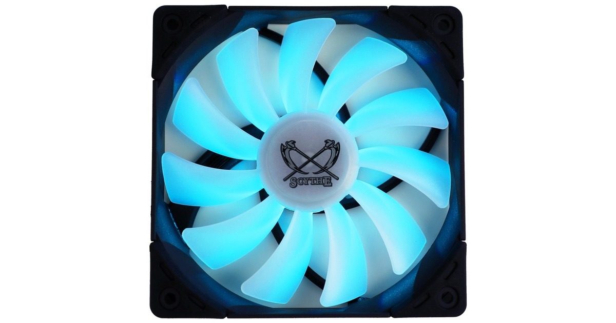 Scythe Kaze Flex PWM RGB 1800 120x120x27, Gehäuselüfter(schwarz/transparent)