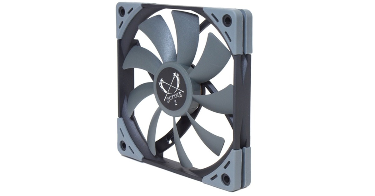 Scythe Kaze Flex Slim PWM 1800rpm, Gehäuselüfter(grau, Slim-Version)