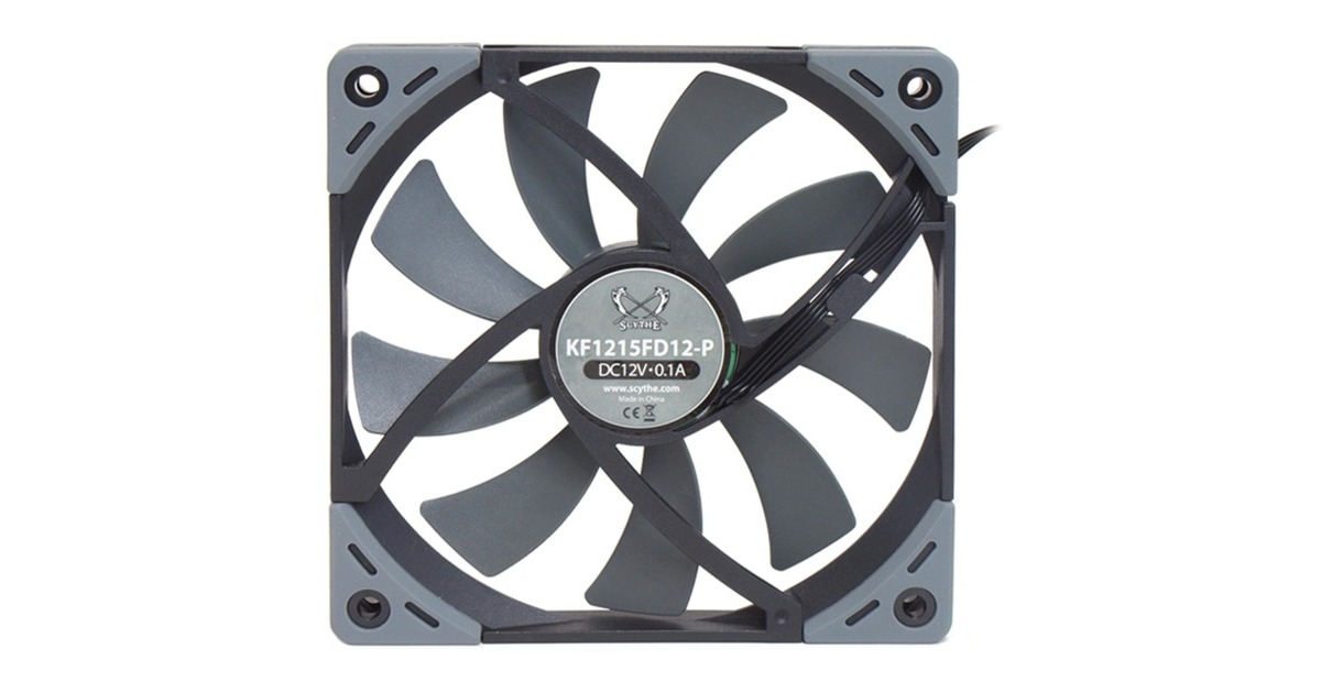 Scythe Kaze Flex Slim PWM 1800rpm, Gehäuselüfter(grau, Slim-Version)