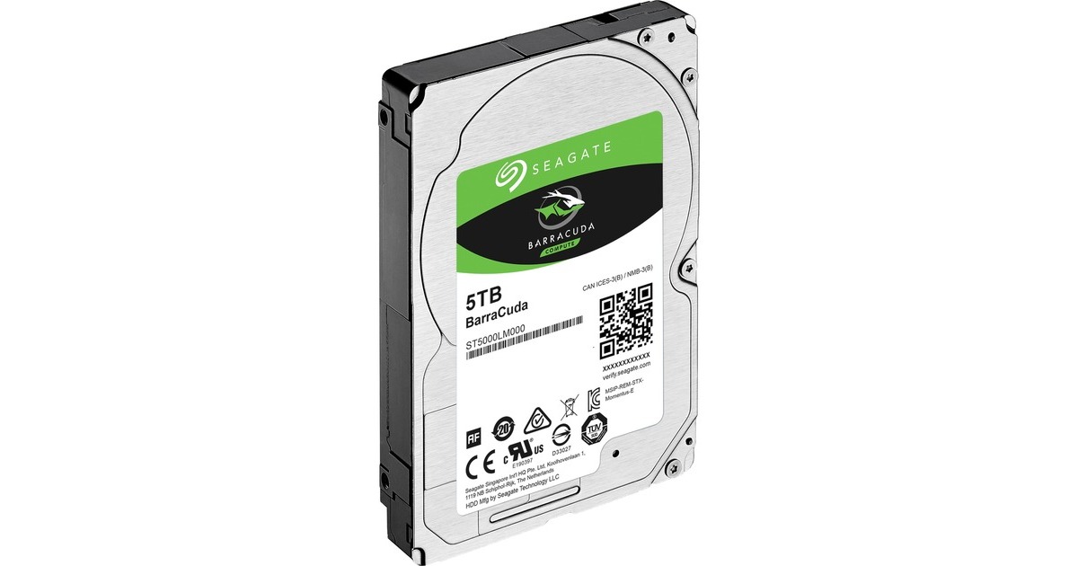 Seagate BarraCuda 5 TB, Festplatte(SATA 6 Gb/s, 2,5")