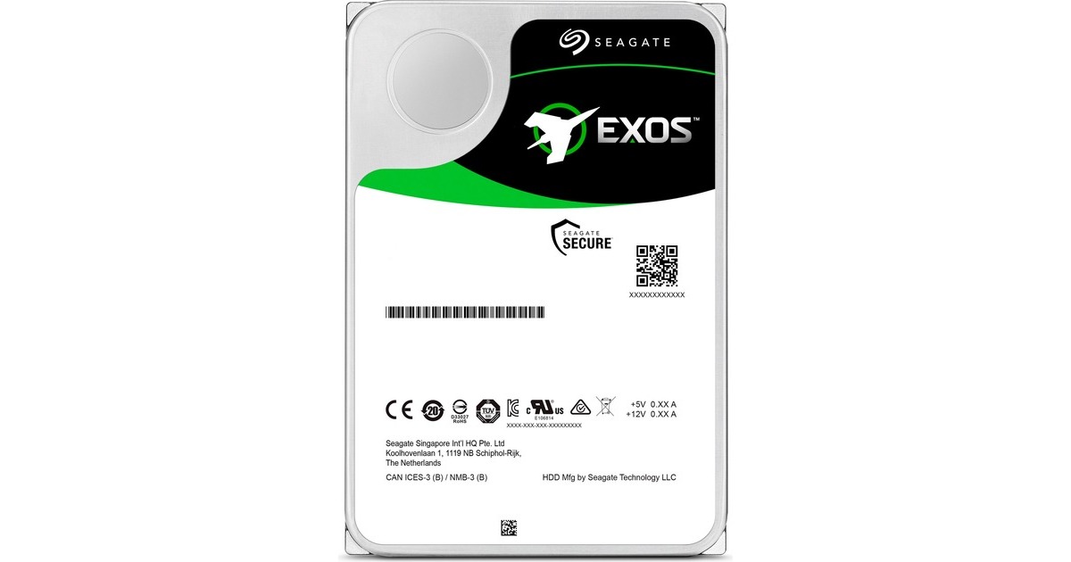 Seagate Exos X16 14 TB Generalüberholt, Festplatte(SATA 6 Gb/s, 3,5