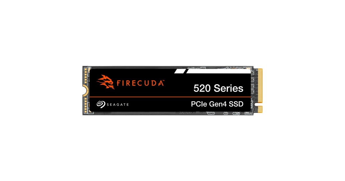 Seagate FireCuda 520 500 GB, SSD(PCIe 4.0 x4, NVMe 1.4, M.2 2280)