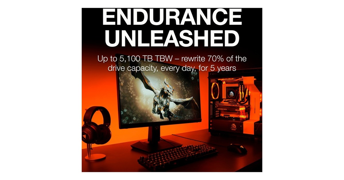 Seagate FireCuda 530 500 GB mit Kühlkörper, SSD(schwarz, PCIe 4.0 x4, NVMe 1.4, M.2 2280)