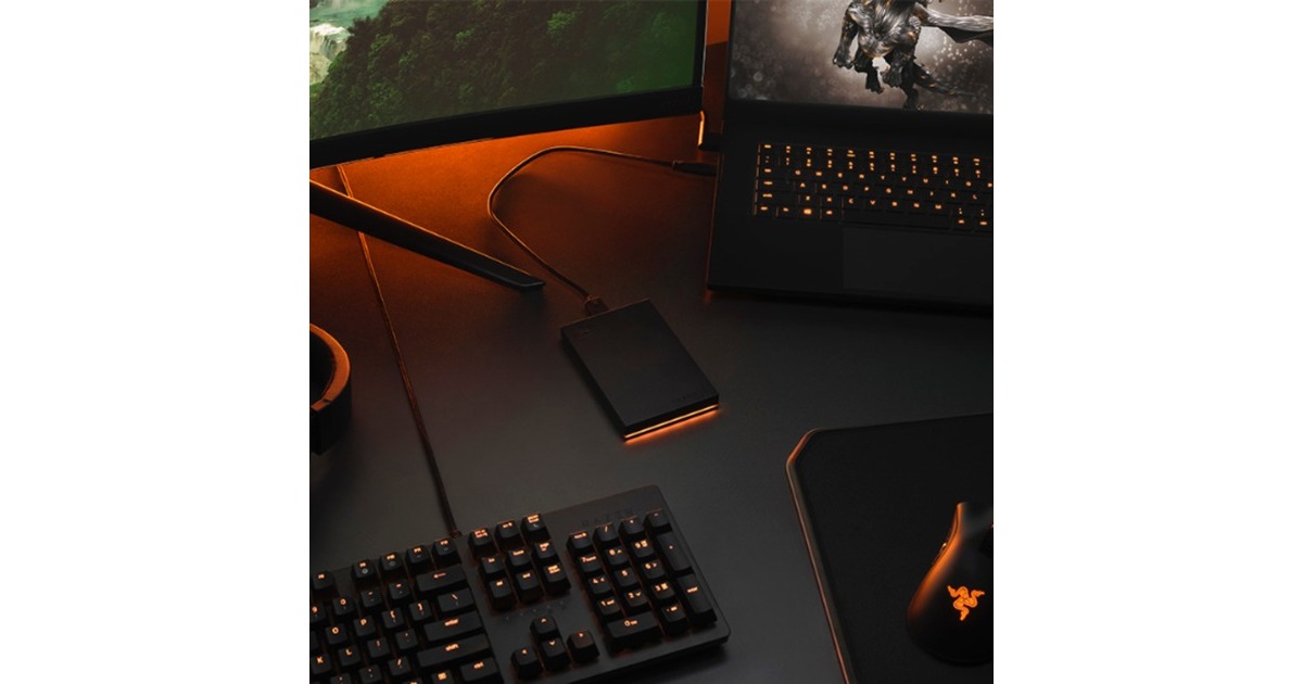 Seagate FireCuda Gaming HDD 2 TB, Externe Festplatte(schwarz, Micro-USB-B 3.2 Gen 1 (5 Gbit/s))