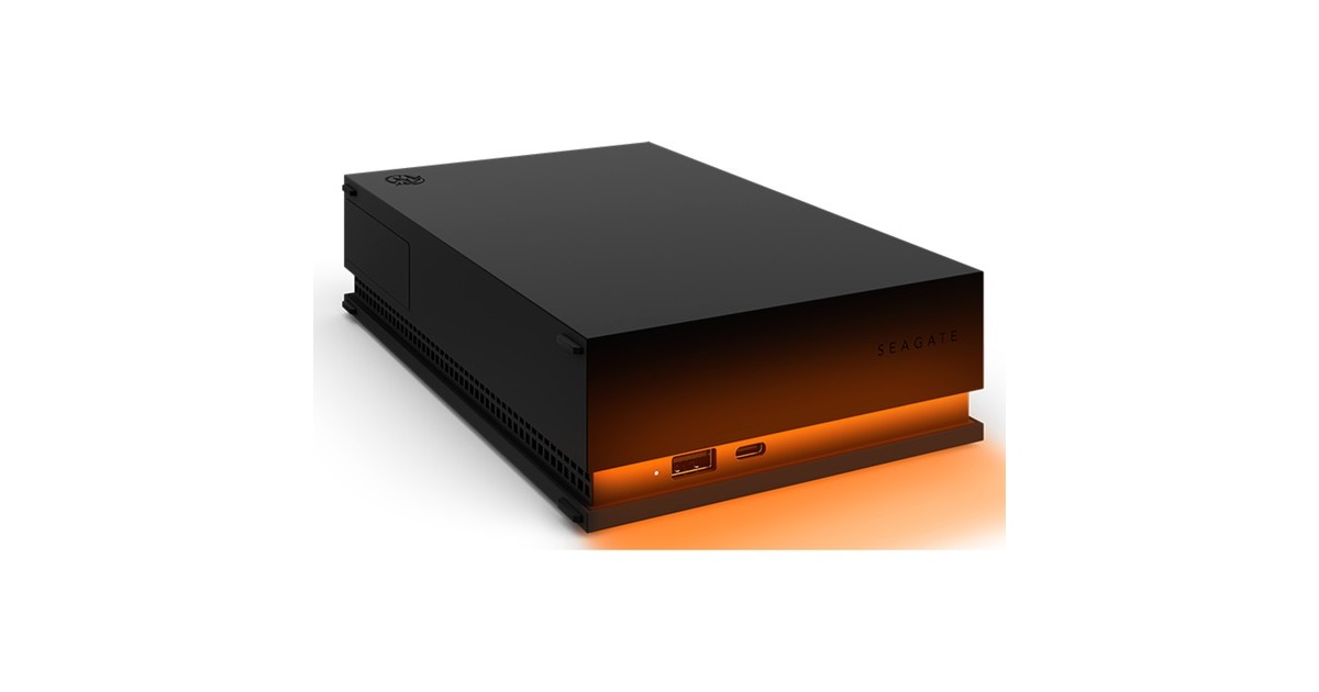 Seagate FireCuda Gaming Hub 16 TB, Externe Festplatte(schwarz, Micro-USB-B 3.2 Gen 1 (5 Gbit/s))